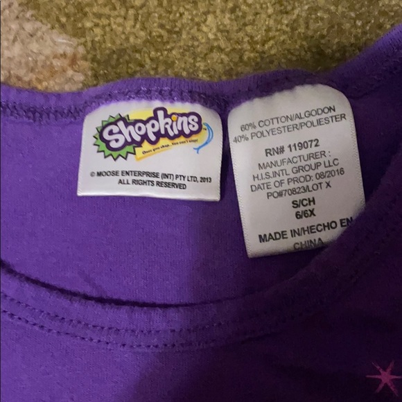 Shopkins tshirt - Picture 2 of 3